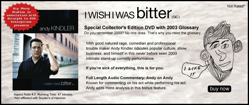 I Wish I Was Bitter DVD